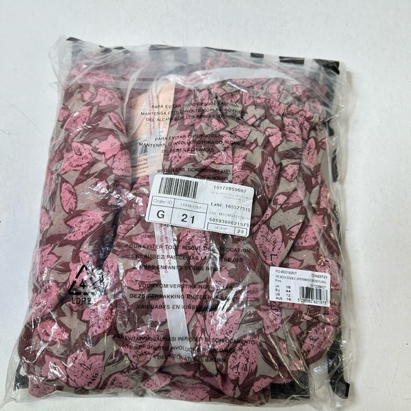 NWT Missguided Tie Neck Double Layered Smock Dress Floral - Picture 4 of 13